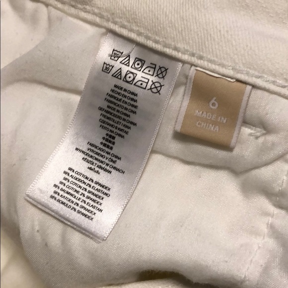 Micheal Kors size 6 white jeans - Picture 5 of 7